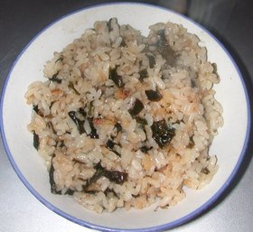かに風味海鮮汁&鰹節の炊き込みご飯