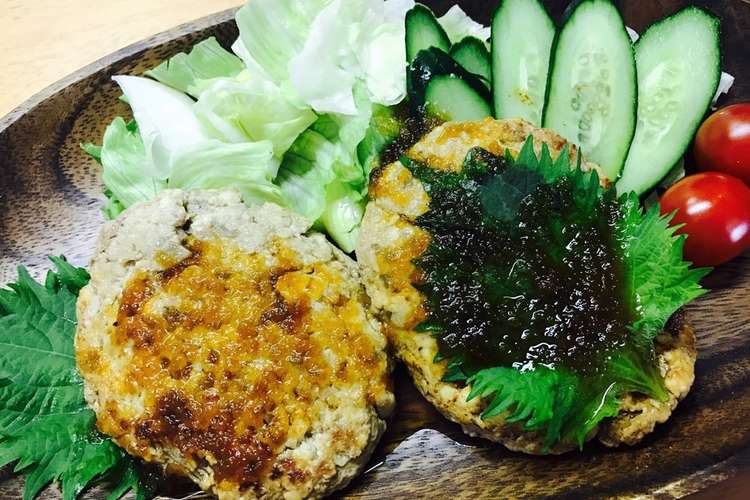 メインの材料3つで豆腐ハンバーグ レシピ 作り方 By 一人暮らしごはん クックパッド