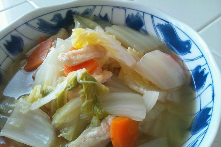 簡単 めんつゆで白菜と油揚げの煮物 レシピ 作り方 By ゆきゆう クックパッド