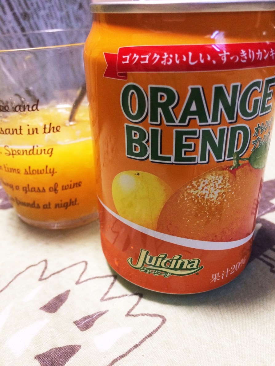 余ったオレンジで☆シャーベットジュース！の画像