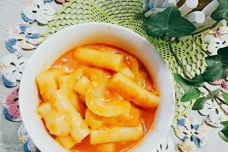 甘辛で箸が止まらない チーズトッポギ レシピ 作り方 By まーちゅんまま クックパッド 簡単おいしいみんなのレシピが352万品