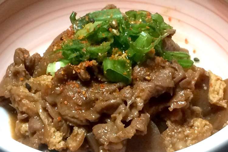 ビールが旨い つまみ 簡単 牛肉のどて煮 レシピ 作り方 By ミセスオリーブ クックパッド 簡単おいしいみんなのレシピが357万品