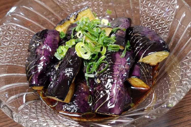 揚げ焼き茄子のポン酢浸し 冷やし仕立て レシピ 作り方 By 5296りえちか クックパッド 簡単おいしいみんなのレシピが361万品