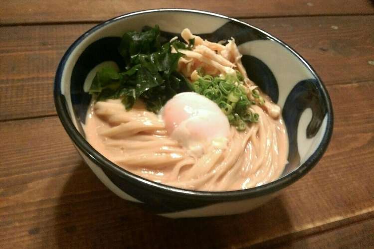 超濃厚冷うどん 豆乳味噌のカルボナーラ レシピ 作り方 By サブちゃん クックパッド 簡単おいしいみんなのレシピが358万品