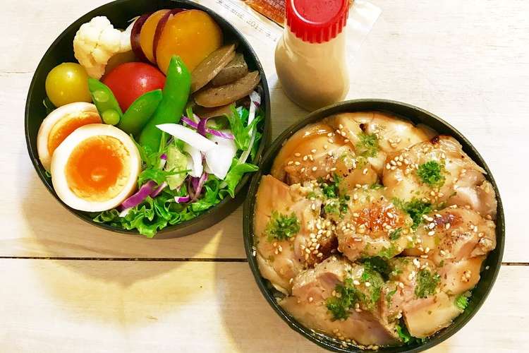 作り置きde甘辛鳥丼 お弁当 レシピ 作り方 By 水玉 金魚 クックパッド 簡単おいしいみんなのレシピが366万品