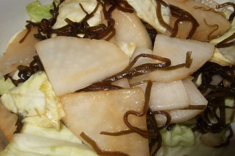塩昆布と大根とキャベツの浅漬け レシピ 作り方 By 佐藤さえ クックパッド 簡単おいしいみんなのレシピが352万品