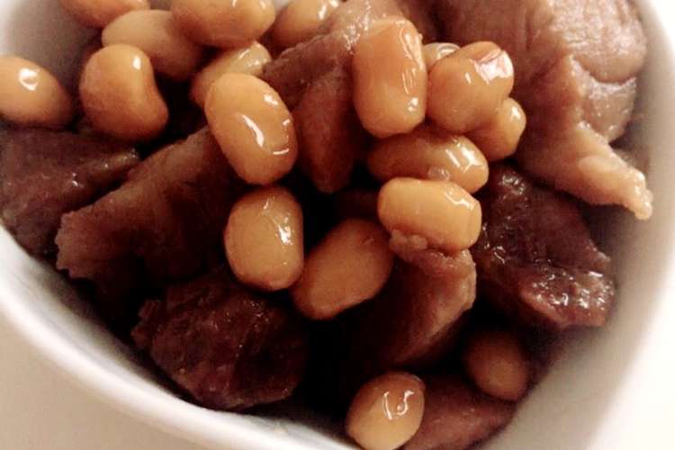 カレー用豚肉と水煮大豆の照り煮 レシピ 作り方 By 3姫2太郎ママ クックパッド