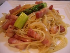 ✿ゴロゴロベーコン✿和風パスタ