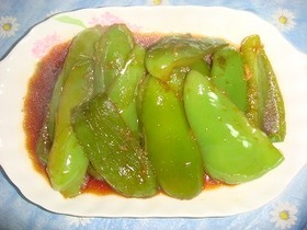 ピーマンの煮物(素揚げ煮びたし)