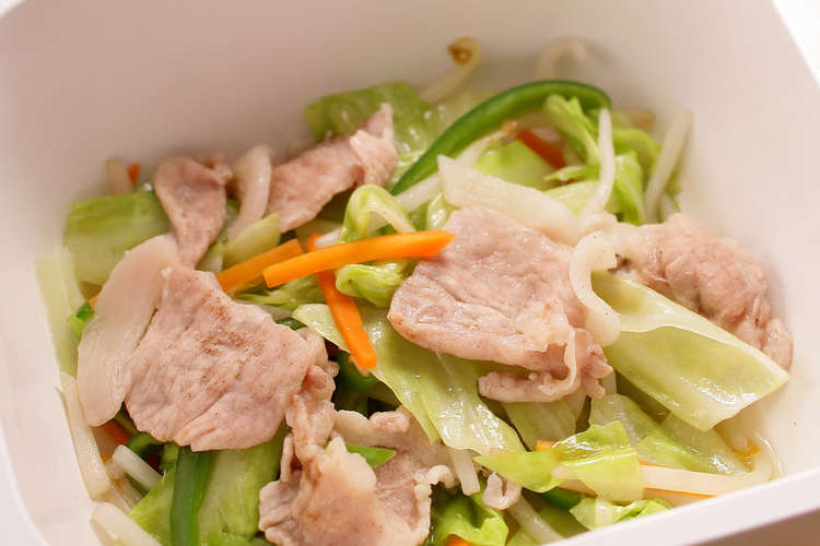 シャキっと肉野菜炒め レンジで2分 レシピ 作り方 By グルラボ 公式 クックパッド 簡単おいしいみんなのレシピが352万品