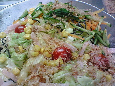 りっちゃんのサラダの写真