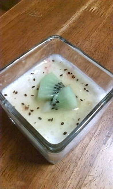レア豆腐ケーキの写真