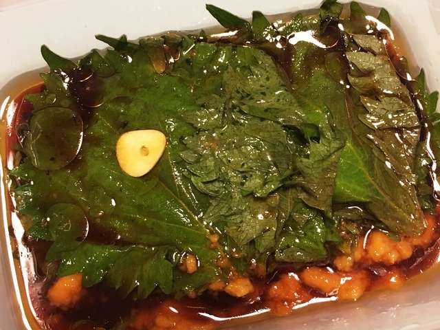 大葉 醤油 漬け