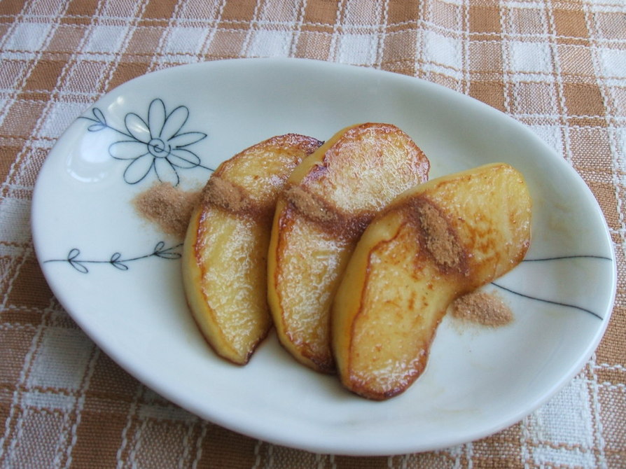 簡単朝食・林檎のソテーの画像