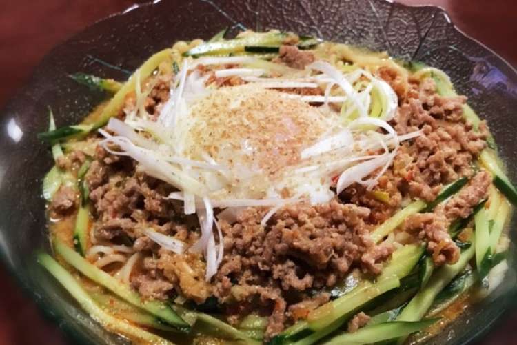 濃厚 冷やし坦々麺 レシピ 作り方 By 星と海 クックパッド 簡単おいしいみんなのレシピが357万品