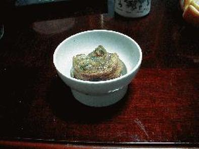 納豆キンチャク蒸しの写真