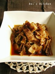 豚と牛蒡の生姜煮の写真