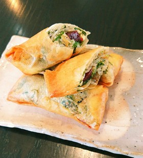 しそマヨチーズ春巻き
