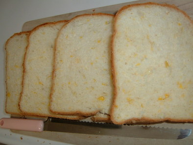 コーン食パンの写真