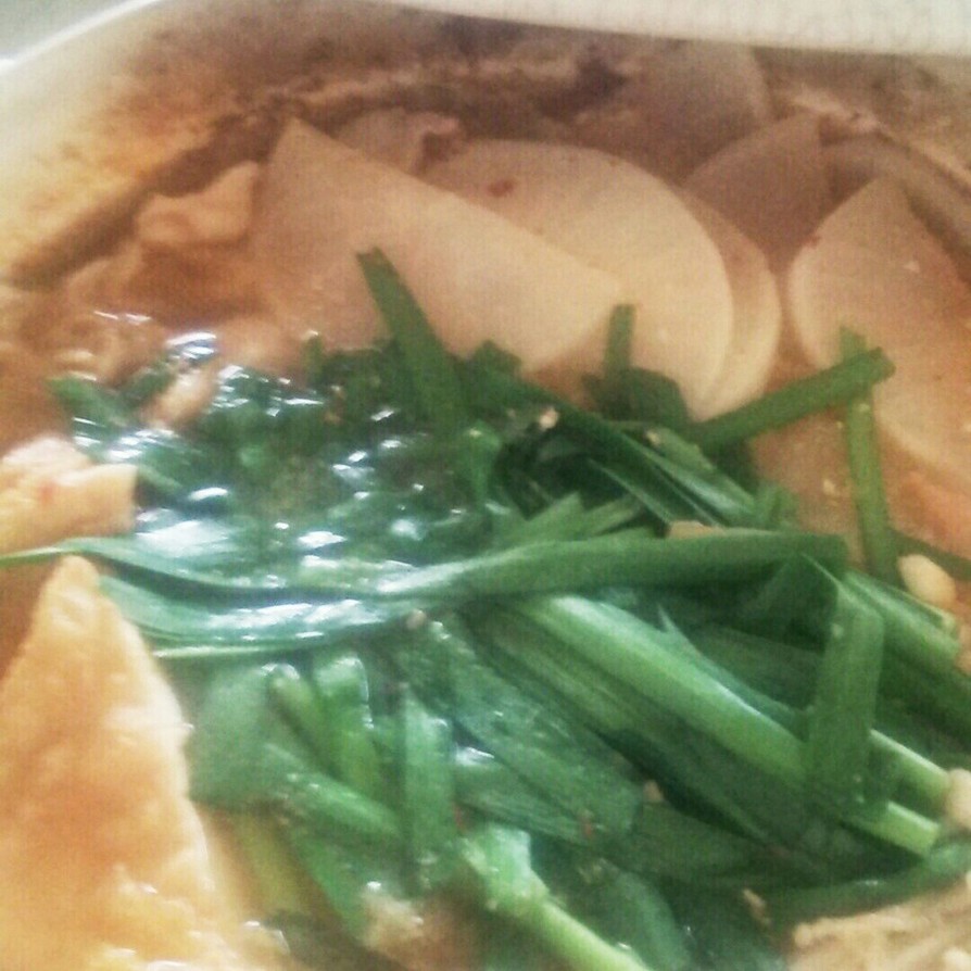 豚肉ロースのキムチ鍋の画像