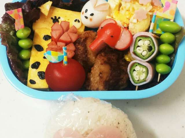 キャラ弁 遠足 動物園 レシピ 作り方 By Es I クックパッド