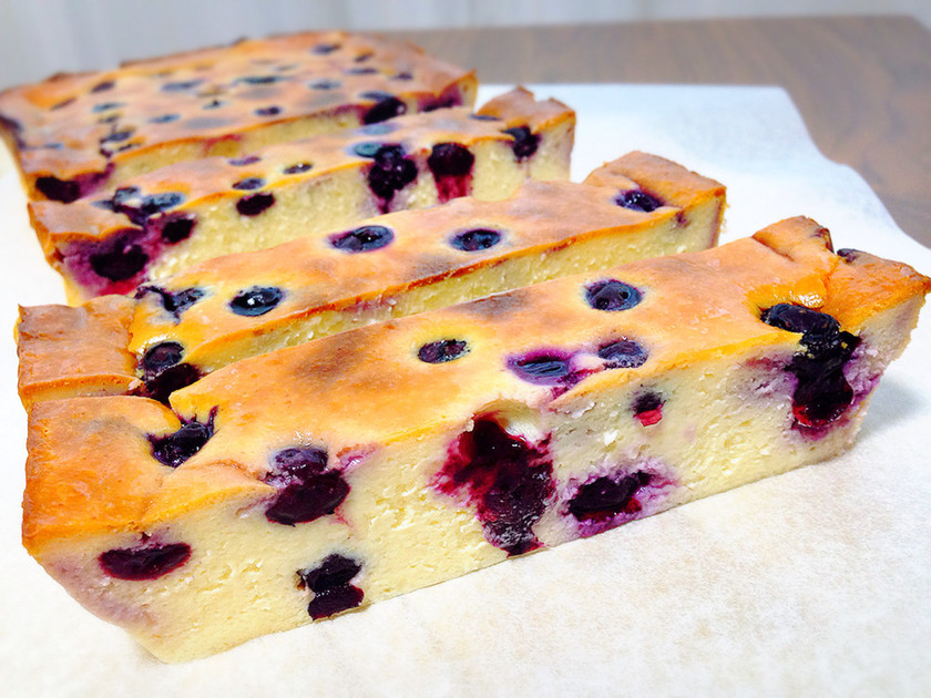 ブルーベリーダンプケーキのレシピ