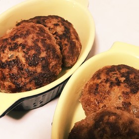ミルクティーで♡ハンバーグ♡