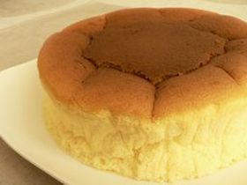 しゅわしゅわのスフレチーズケーキ