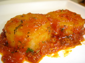 トマト缶でイタリア~ンな大根ステーキ