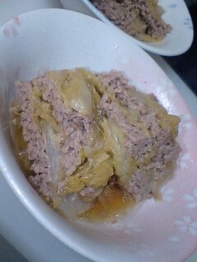白菜と豚挽き肉の重ね煮