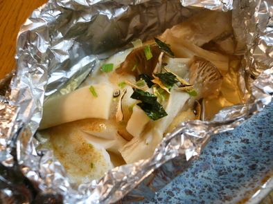 鱈とエリンギのホイル焼き☆松茸風味の写真