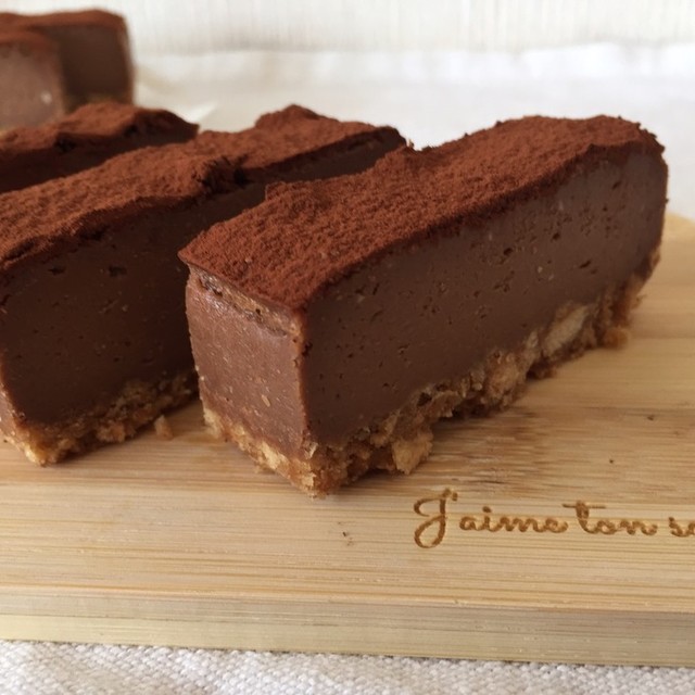 粉ゼロ 濃厚チョコチーズケーキ レシピ 作り方 By おはなpko クックパッド 簡単おいしいみんなのレシピが350万品