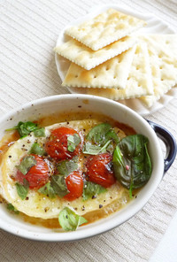 焼きカマンベールチーズ&トマトバジル