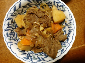 息子のリクエストは「甘くない肉じゃが」
