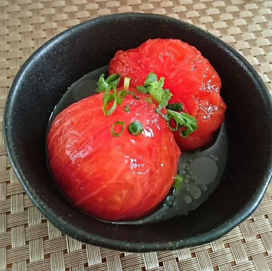 丸ごとトマトのレモン醤油漬けの画像