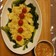 レンジで簡単　小松菜と鶏ひき肉サラダ