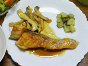 簡単さけのしょうが焼き