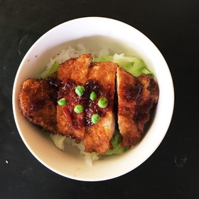 デミカツ丼♪(ご当地グルメ番組参考♪)
