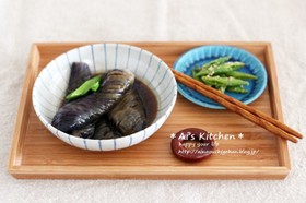 おふくろの味!とろけるなすの揚げ浸し*