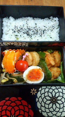 お弁当::豆モヤシのナムル