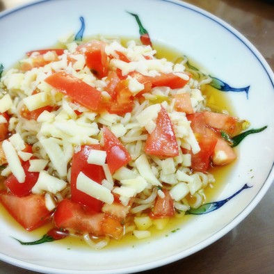 サッポロ一番冷やしトマトチーズ麺の写真