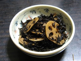 マクロビ:ひじき蓮根