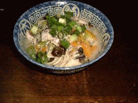 ジャコごま入りチャンポン麺