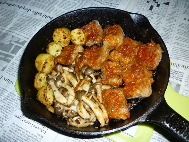 カッパ肉の焼き肉風ピリ辛炒めの画像