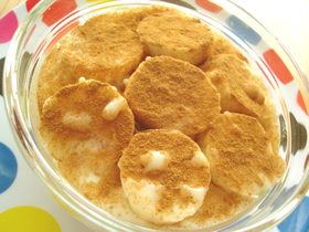 ヨーグルト*バナナ*シナモンで朝ごはん♪