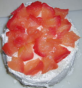 りんごとチーズのケーキ