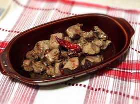 5分で簡単★ハツのアヒージョ風