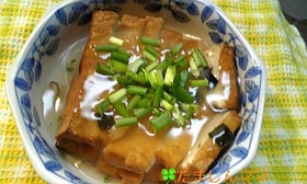 厚揚げの松茸風味★あんかけ