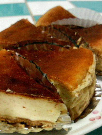 シナモンベークドチーズケーキの写真