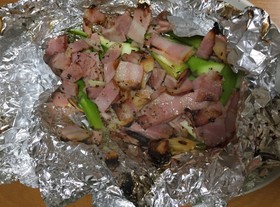 @BBQ アスパラベーコン